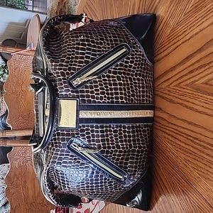 Betseyville Vintage Moc Croc Large Tote